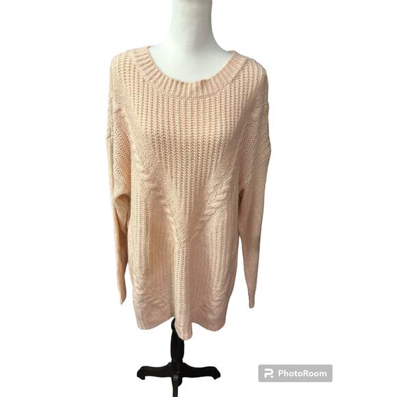 Ava and Viv Pink Sweater 2X - Picture 1 of 3